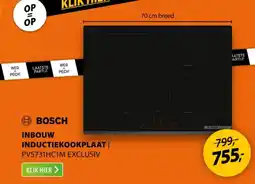 Expert BOSCH Inbouw inductiekookplaat aanbieding