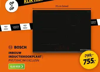 Expert BOSCH Inbouw inductiekookplaat aanbieding