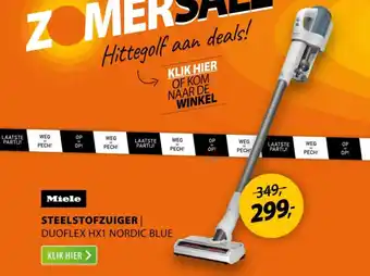 Expert Miele Steelstofzuiger aanbieding