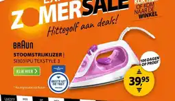 Expert BRAUN STOOMSTRIJKIJZER SI3031PU TEXSTYLE 3 aanbieding