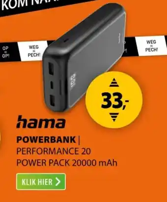Expert Hama powerbank aanbieding