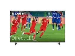 MediaMarkt Sony 43s35bp Bravia 3 4k Led (2025) aanbieding