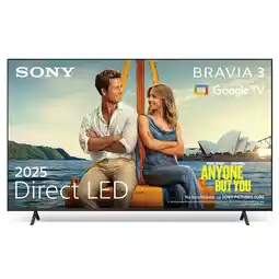 MediaMarkt Sony 75s35b Bravia 3 4k Led (2025) aanbieding