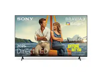 MediaMarkt Sony 75s35b Bravia 3 4k Led (2025) aanbieding