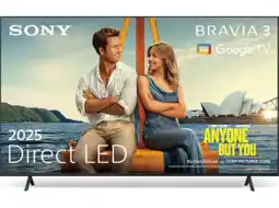 MediaMarkt Sony 85s35bp Bravia 3 4k Led (2025) aanbieding