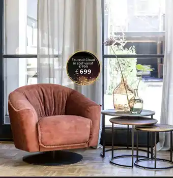 Henders & Hazel Fauteuil Cloud in stof vanaf aanbieding