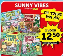 Boekenvoordeel SUNNY VIBES aanbieding