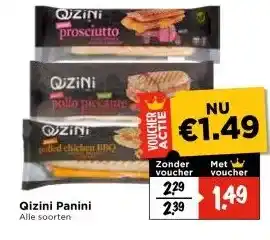 Vomar Voordeelmarkt Qizini Panini Alle soorten aanbieding