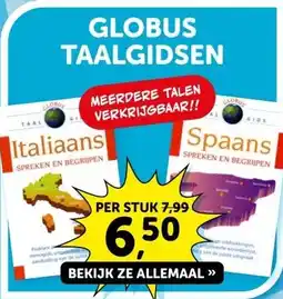 Boekenvoordeel GLOBUS TAALGIDSEN aanbieding