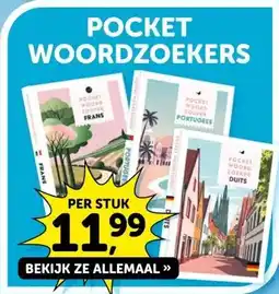Boekenvoordeel POCKET WOORDZOEKERS aanbieding