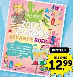 Boekenvoordeel ZOETE ZUSJES VAKANTIE BOEK aanbieding