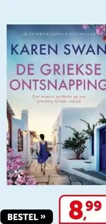 Boekenvoordeel DE GRIEKSE ONTSNAPPING aanbieding