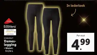 Lidl ESMARA* Dameslegging S/L aanbieding