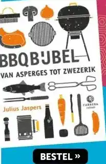 Boekenvoordeel BBQBIJBEL VAN ASPERGES TOT ZWEZERIK aanbieding