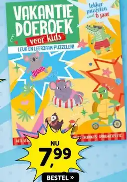Boekenvoordeel VAKANTIE DOEBOEK voor kids aanbieding