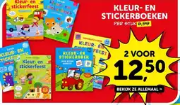 Boekenvoordeel KLEUR- EN STICKERBOEKEN aanbieding