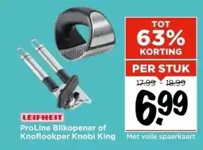 Vomar Voordeelmarkt ProLine Blikopener of Knoflookper Knobi King aanbieding