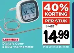 Vomar Voordeelmarkt LEIFHEIT Digitale Oven- & BBQ-thermometer aanbieding