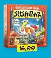 Boekenvoordeel Geharrewar in de SUSHIBAR aanbieding
