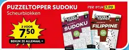Boekenvoordeel PUZZELTOPPER SUDOKU Scheurblokken aanbieding