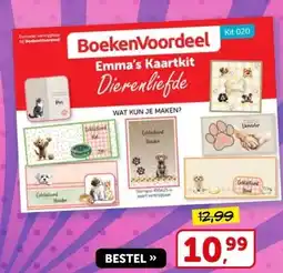 Boekenvoordeel Emma's Kaartkit Dierenliefde aanbieding