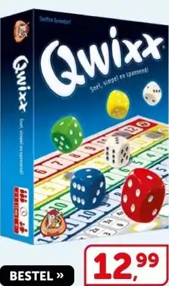 Boekenvoordeel Qwixx aanbieding