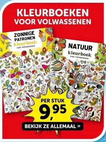 Boekenvoordeel KLEURBOEKEN VOOR VOLWASSENEN aanbieding