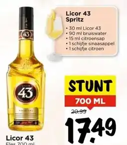 Vomar Voordeelmarkt Licor 43 Fles 700 ml aanbieding