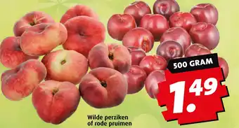 Boni Wilde perziken of rode pruimen aanbieding