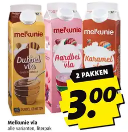 Boni Melkunie vla aanbieding