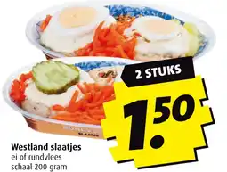 Boni Westland slaatjes ei of rundvlees aanbieding