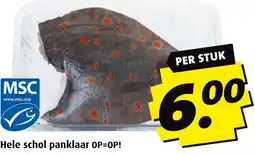Boni Hele schol panklaar aanbieding