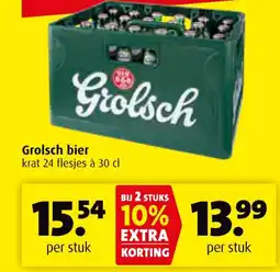 Boni Grolsch bier aanbieding