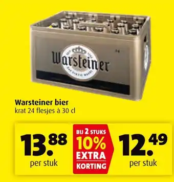 Boni Warsteiner bier aanbieding