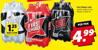 Boni First Choice cola aanbieding