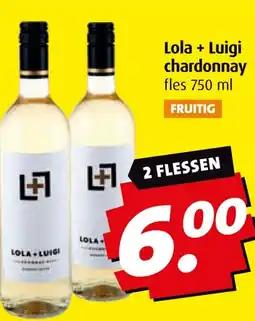 Boni Lola + Luigi chardonnay aanbieding
