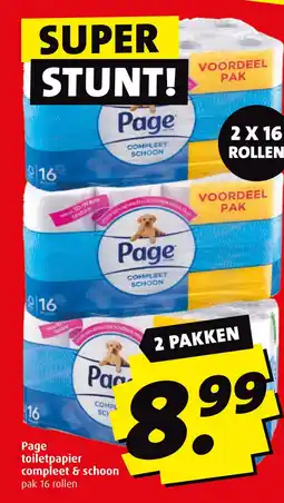 Boni Page toiletpapier compleet & schoon aanbieding