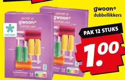 Boni gwoon dubbellikkers aanbieding