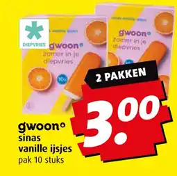 Boni gwoon sinas vanille ijsjes aanbieding