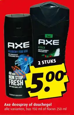Boni Axe deospray of douchegel aanbieding