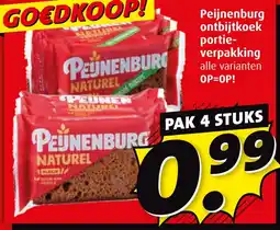 Boni Peijnenburg ontbijtkoek portie verpakking aanbieding