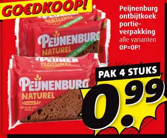 Boni Peijnenburg ontbijtkoek portie verpakking aanbieding