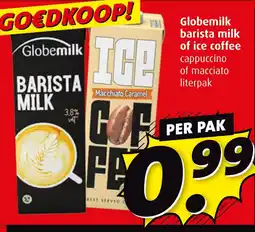 Boni Globemilk barista milk of ice coffee aanbieding
