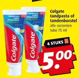 Boni Colgate tandpasta of tandenborstel aanbieding