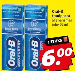 Boni Oral-B tandpasta aanbieding