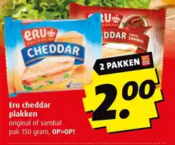 Boni Eru cheddar plakken aanbieding