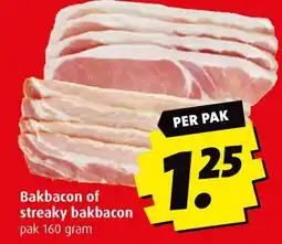 Boni Bakbacon of streaky bakbacon aanbieding