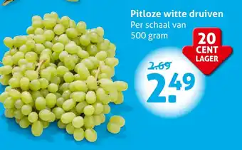 Hoogvliet Pitloze witte druiven aanbieding