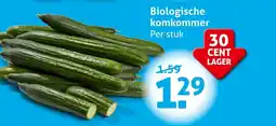 Hoogvliet Biologische komkommer aanbieding