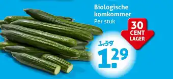 Hoogvliet Biologische komkommer aanbieding